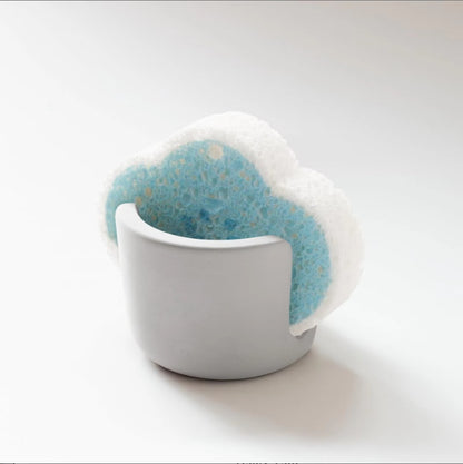 US Local Diatom Mud Sponge Rack Kitchen & Bathroom Sink Caddy For Sponges Scrubbers