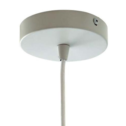 US Local Dorset Pendant Lamp - White And Natural Terracotta