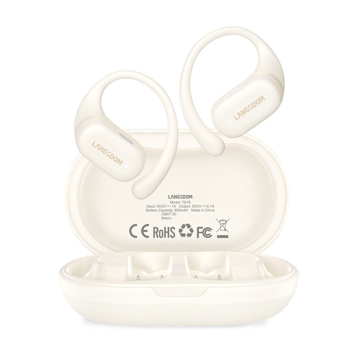 US Local Best Quality Bone Conduction Headphones Mini TWS True Wireless Earphones Similar With Pro Air Earhook Sport Earphone