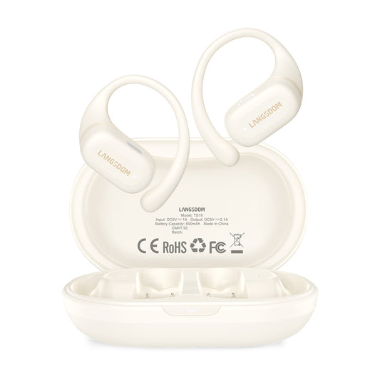 US Local Best Quality Bone Conduction Headphones Mini TWS True Wireless Earphones Similar With Pro Air Earhook Sport Earphone