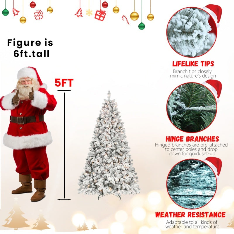 US Local PVC, Christmas Tree, Christmas Decorations, Warm Lights