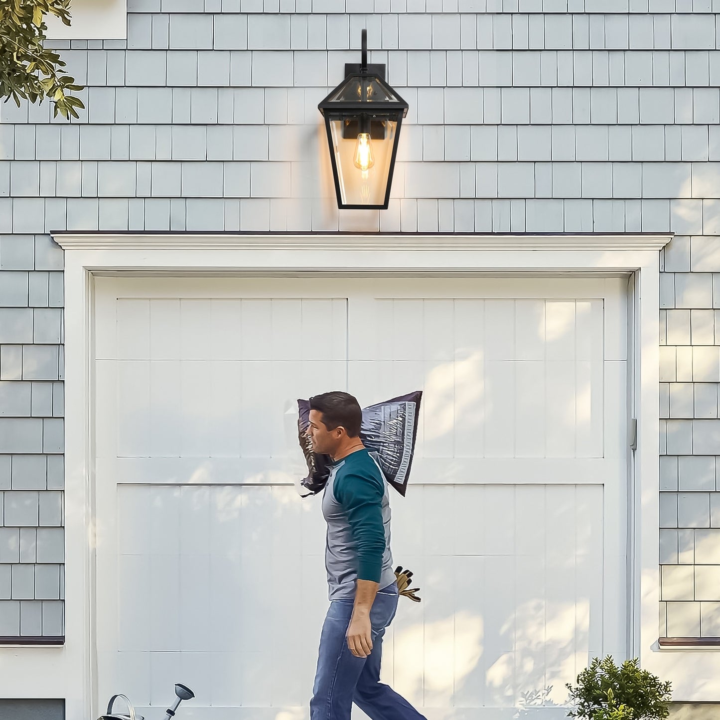 US Local Modern Outdoor Waterproof Wall Lamp 2pack