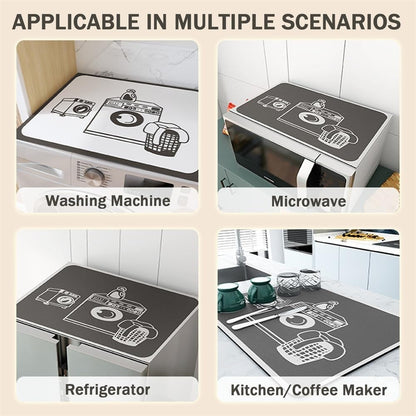 US Local Gray Washing Machine Mat, With The Characteristics Of Shock Absorption, Noise Reduction, Anti-slip, Wear-resistant, Floor Protection, Etc