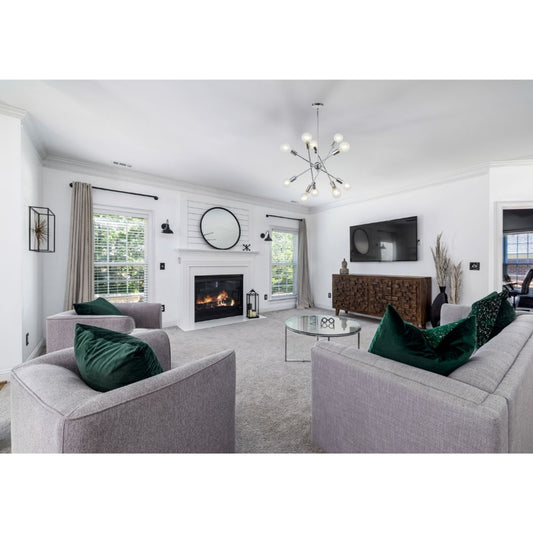 US Local Modern Sputnik Chandelier Lighting 10 Lights With Adjustable Arms Chrome Pendant Lighting