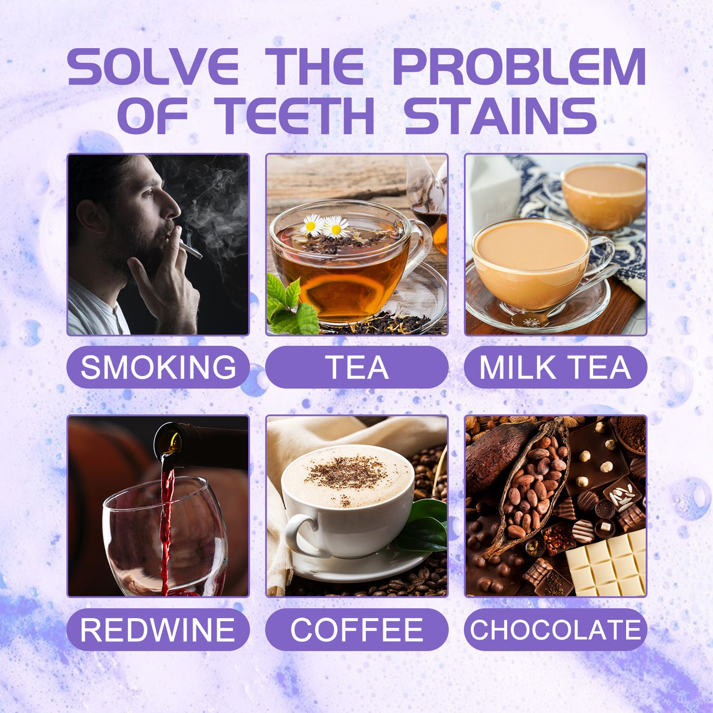 US Local Jaysuing Purple Tooth Whitening Toothpaste, Brightens Teeth Cleans Stains And Relieves Bad Breath Beautiful Teeth Toothpaste