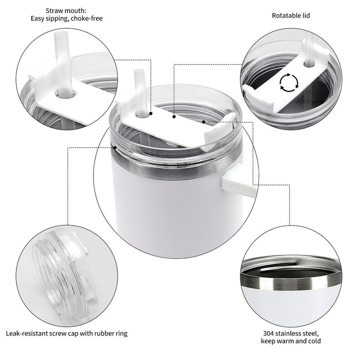 PHDT00213 POD US Local Tumbler 40oz Large Capacity Car Cup Landscape, Ink Painting