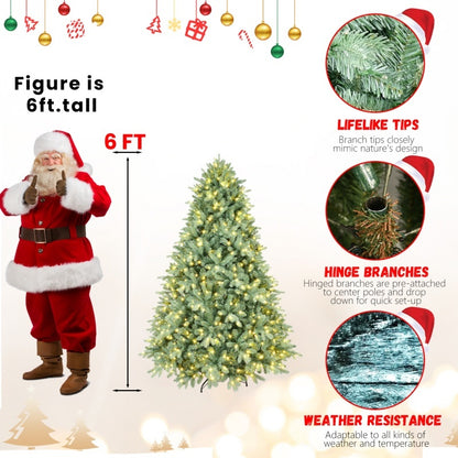 US Local PE, PVC Christmas Tree, Green