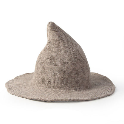 US Local European And American Halloween Wool Wizard Hat