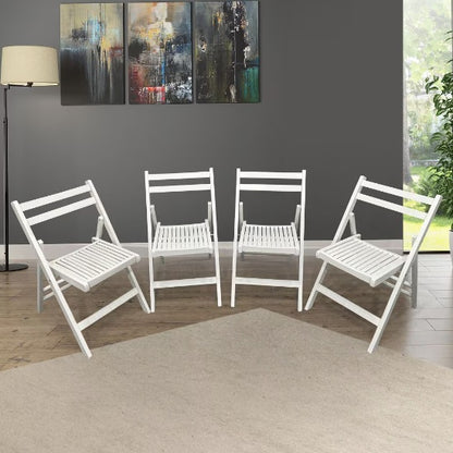 US Local Furniture Slatted Wood Folding Special Event Chairs