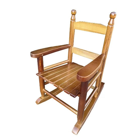 US Local Children's Rocking Oak Chairs