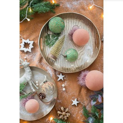 US Local D3 Christmas Ball Ornaments, Glass Decorative Hanging Ball Christmas Tree Ornaments For Holiday Party Decorations, Set Of 12