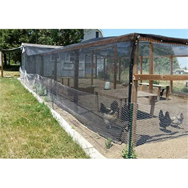 US Local Sunblock Shade Cloth With Grommets Black For Plant Cover Greenhouse Barn Kennel Pool Pergola