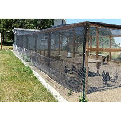 US Local Sunblock Shade Cloth With Grommets Black For Plant Cover Greenhouse Barn Kennel Pool Pergola
