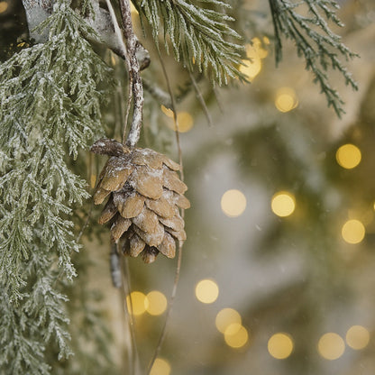 US Local Christmas Pine Wreath Pinecone & Greenery Holiday Door Decoration Pre-Lit Or Natural Style For Festive Home Decor FBA Shipment