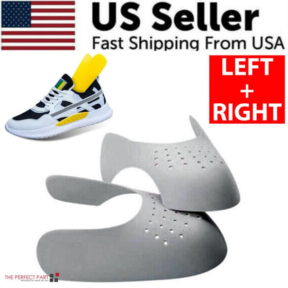US Local Pair Sneaker Shoe Anti Crease Protector Decreaser Toe Force Creasing Shoes Cover