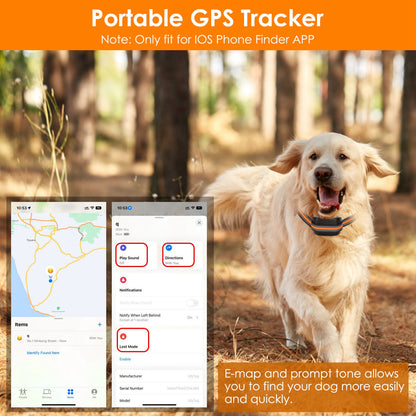 US Local 2 In 1 Dog GPS Fence Tracker Wireless GPS Dog Fence GPS Dog Collar With 32-2887FT Radius IPX6 Waterproof For Small Medium Large Dogs