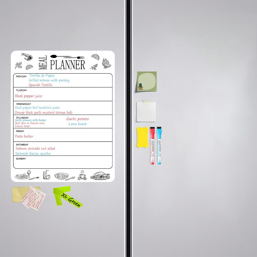 US Local Magnetic Fridge Message Board, Having A Super Large Writing Area And Made With Fine Craftsmanship, An Essential Single Item For The Kitchen.