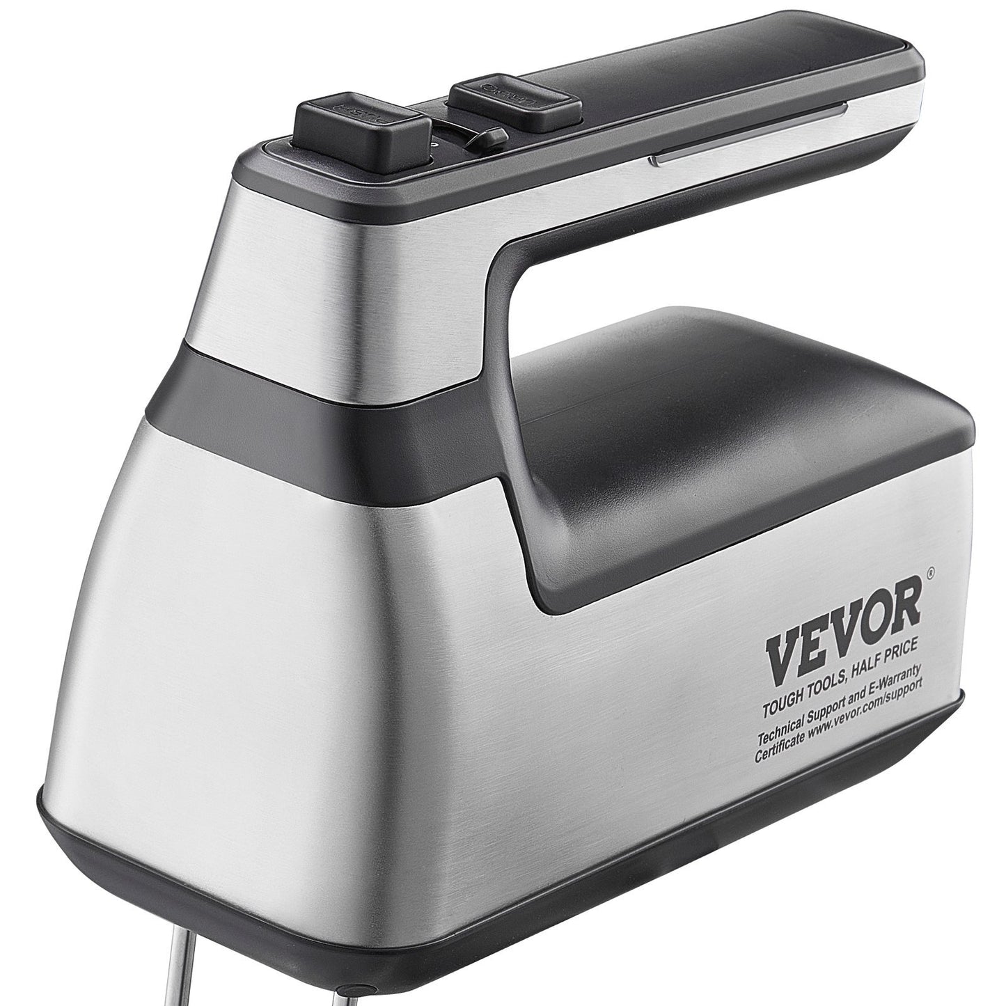 US Local VEVOR Cordless Electric Hand Mixer, 250W, Continuously Variable Electric Handheld Mixer, With Turbo Boost Beaters Dough Hooks Storage Bag, Baking Supplies For Whipping Mixing Egg Cookie Cake Cream