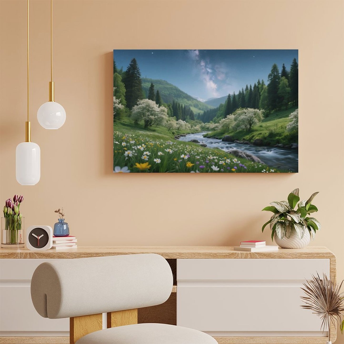 Decorative Interior Frame Painting Spring-1-k