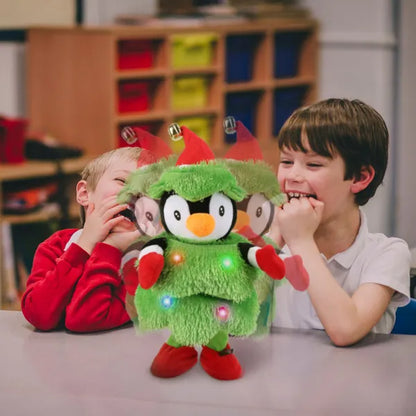 US Local Electric Dancing Singing Plush Toy Twisting Snowman Toy Talking Interactive Mimicking Funny Songs Wiggly Dance Kid Christmas Gift