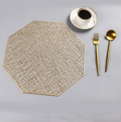 Solid Color Nordic Round Placemat