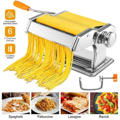 US Local Pasta Maker Roller Machine Fettuccine Noodle Maker