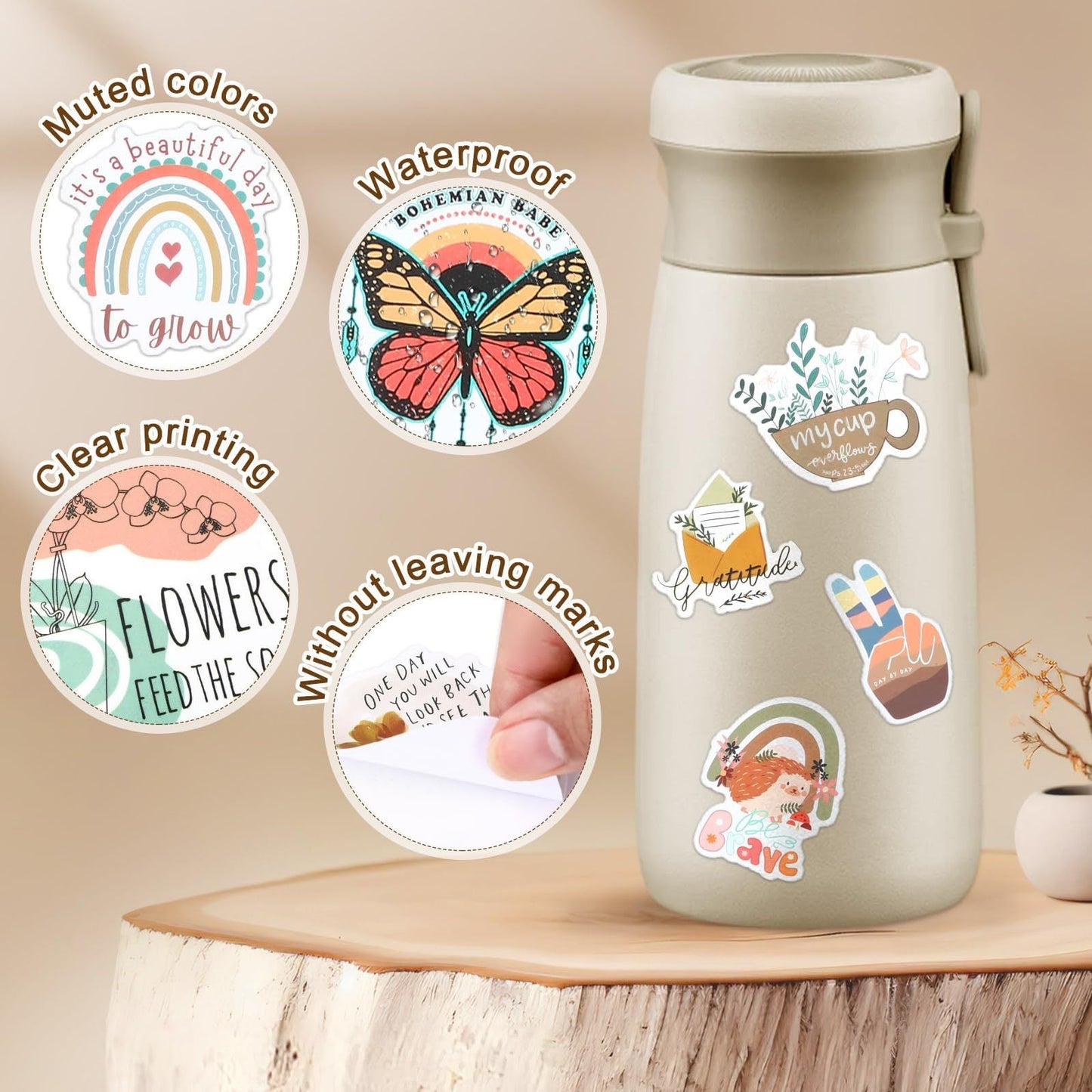 US Local Bible Verse Stickers, Inspirational Christian, Boho Bible Prayer Board, Religious Faith Phrase Stickers Study Supplies For Journaling Scrapbook415-10303-I