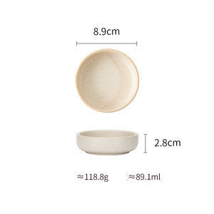US Local Pure Color Matte Ceramic Plate