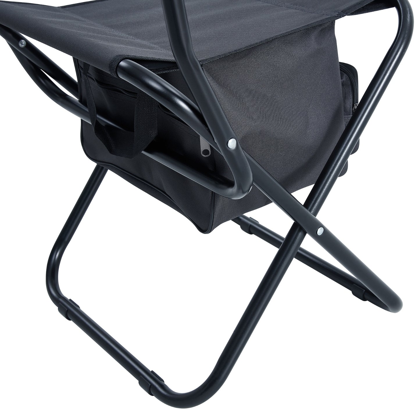 US Local 2-Piece Folding Outdoor Chair With Storage Bag For Camping & Picnics