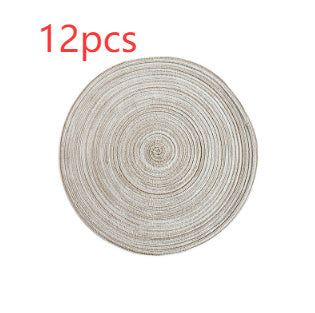 Western-style Placemat Home Placemat Coasters Heat Proof Mat
