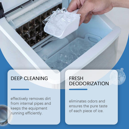 US Local Household Convenient, Gentle Cleaning, Descaling, Deodorization, Daily Care, Ice Making Machine
