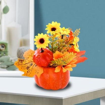 US Local Artificial Pumpkin Flower Autumn Pumpkin Ornaments A