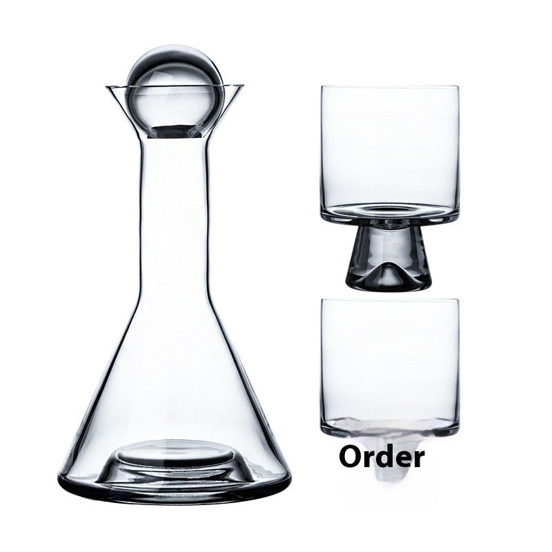 Secondary Glass Cold Water Bottle Simple Electroplating Business Pitcher