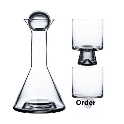 Secondary Glass Cold Water Bottle Simple Electroplating Business Pitcher