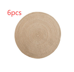 Western-style Placemat Home Placemat Coasters Heat Proof Mat