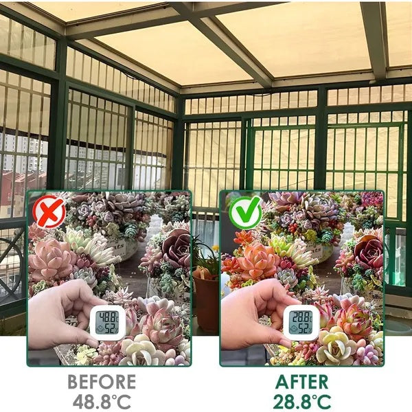 US Local Beige Rectangle Square Sun Shade UV Blocking Breathable Vinyl Mesh Fabric For Outdoor Greenhouse Covers Plants Heavy Duty Commercial And Residential