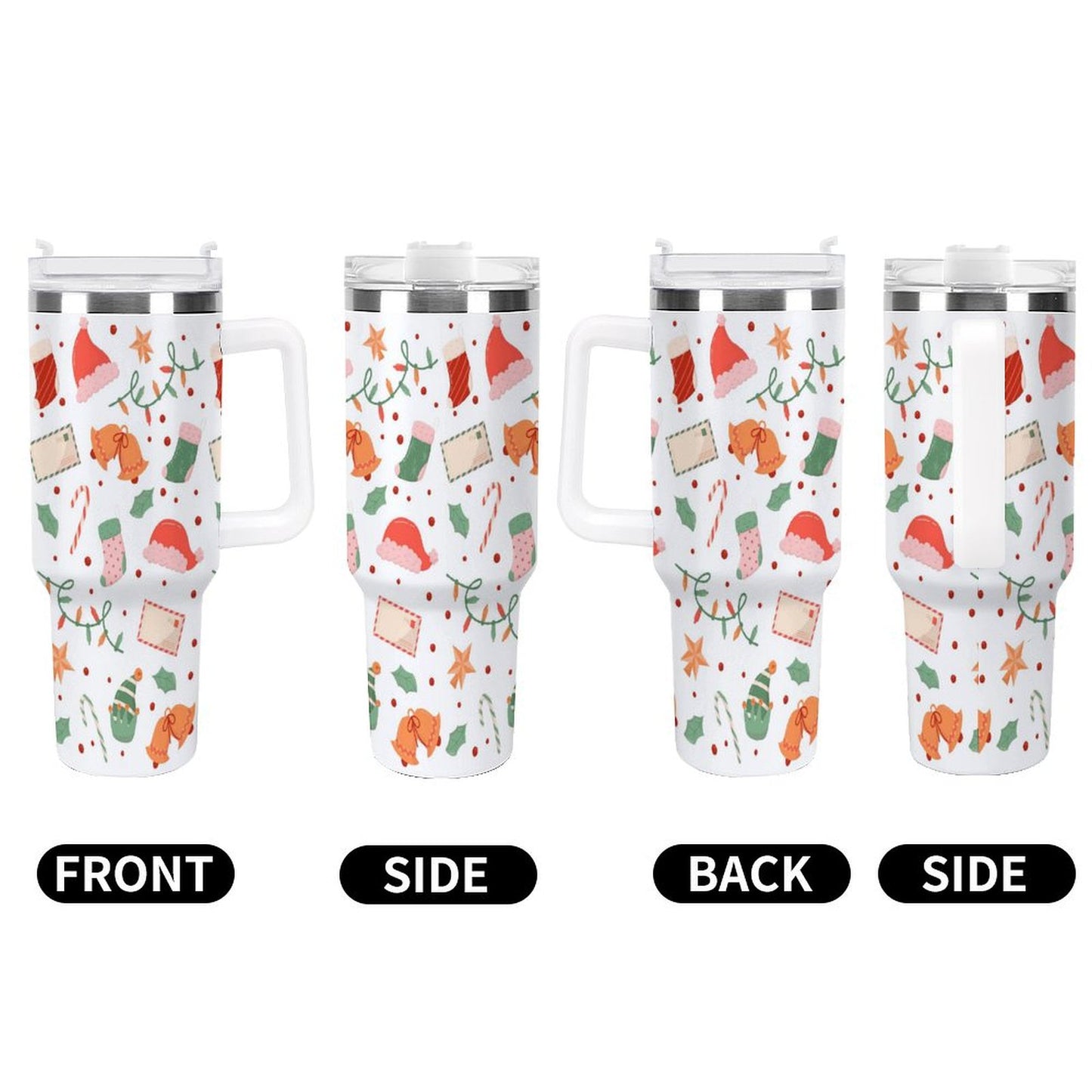 PHDT00025 POD US Local Tumbler 40 oz Large Capacity Car Cup Christmas