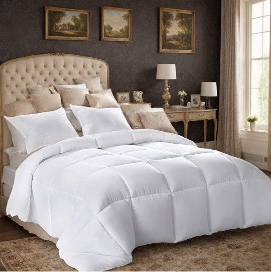 Polyester Brushed Single Quilt With Microfiber Filling, Down Alternative, OKO-100 Certified, CPC Children's Certified, Shipped Via Amazon Logistics