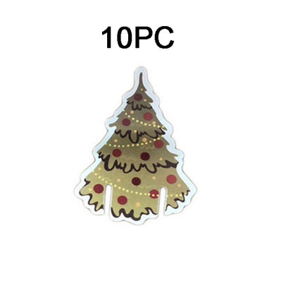 Christmas Hat Wine Glass Decoration Card