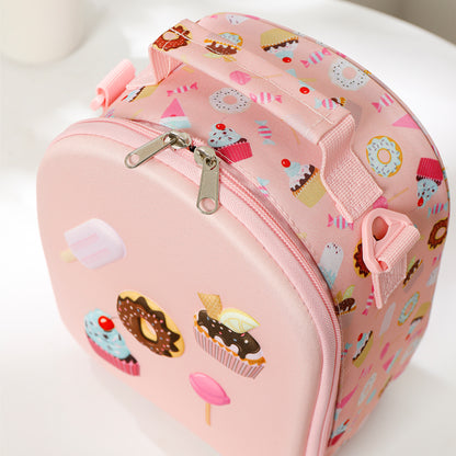 US Local Cute Lunch Insulated Bag, Portable Outdoor Makeup Bag, Insulated And Cold, Suitable For Holding Lunch And Cold Drinks, Also A Cute Backpack For Children