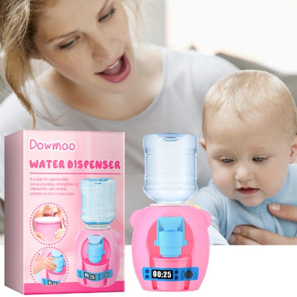 US Local Dowmoo Children's Mini Water Dispenser, Baby Kitchen Toys Mini Fun Every Home Drink Machine Can Water