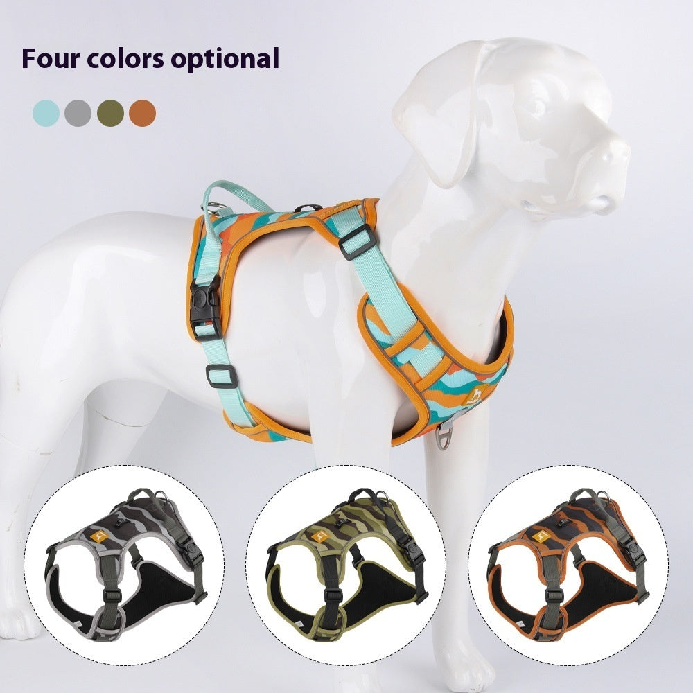 US Local Dog Chest And Back Reflective Commuter Hand Holding Rope