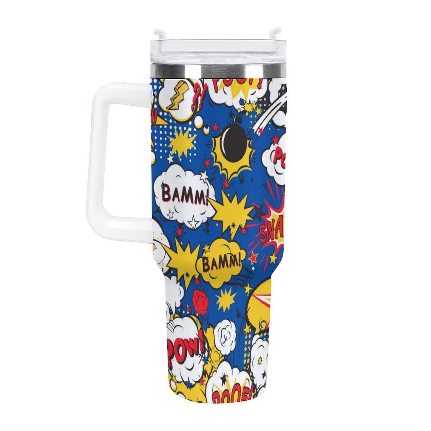 PHDT00500 POD US Local Tumbler 40oz Large Capacity Car Cup Graffiti