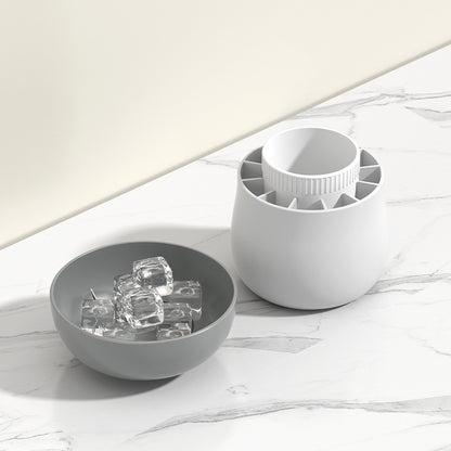 US Local Ice Block Mold Silicone Mushroom Ice Cup Frozen Refrigerator Ice Grid Box Durable Easy Demould Bucket Homemade Crushed Ice Maker Ktichen Gadgets