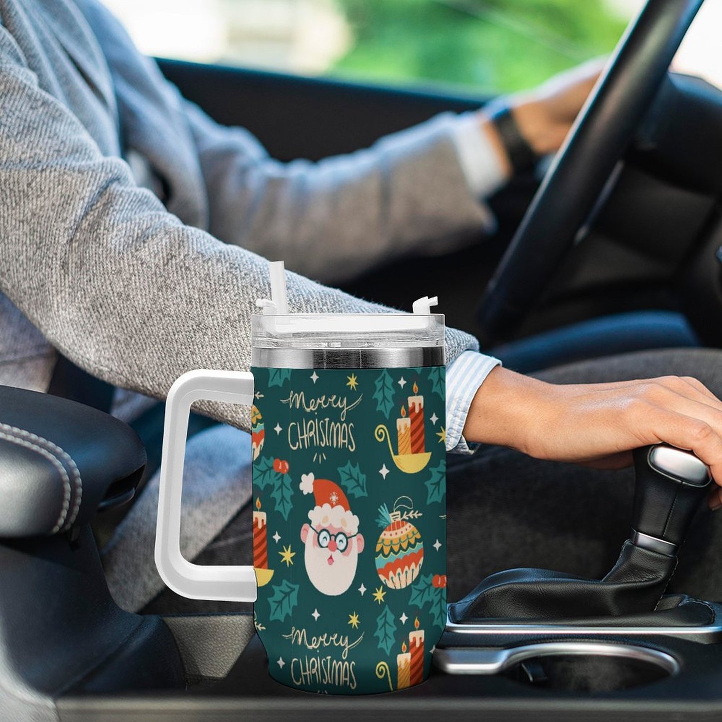 PHDT00059 POD US Local Tumbler 40 oz Large Capacity Car Cup Christmas