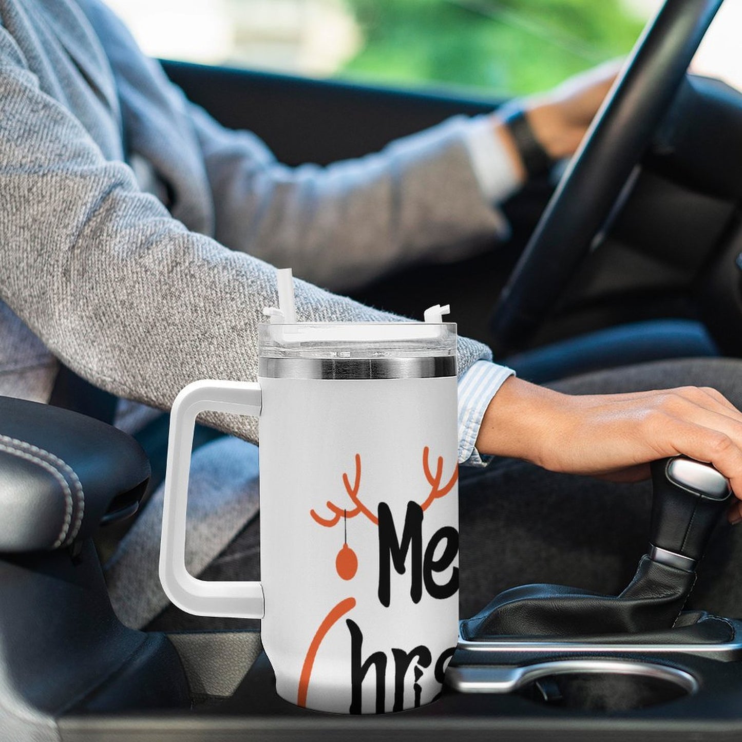 PHDT00021 POD US Local Tumbler 40 oz Large Capacity Car Cup Christmas