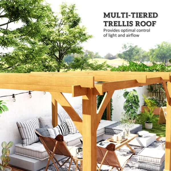 US Local Arbecue And Cooking Pergola