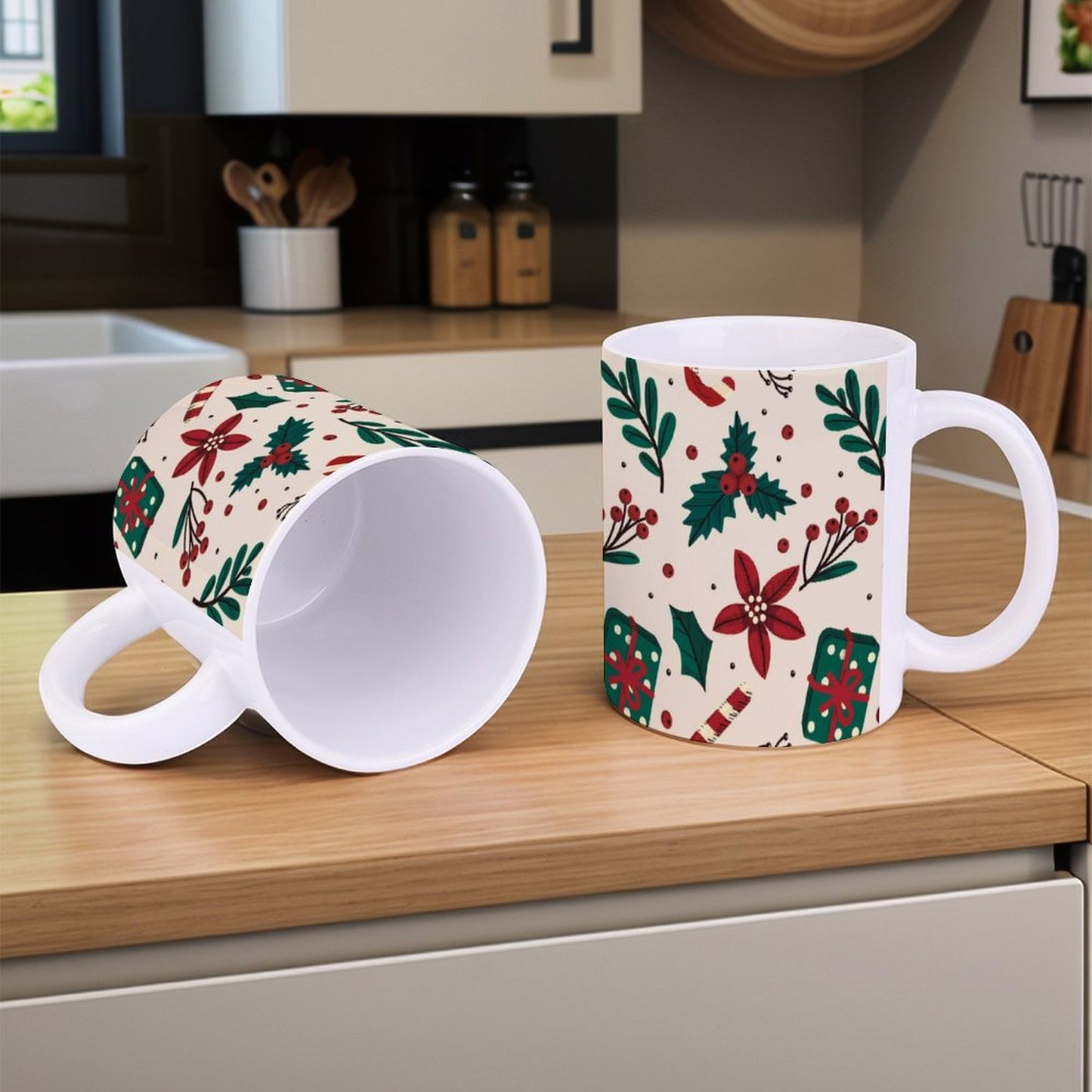 POD US Local White mug with full print, Christmas 0002