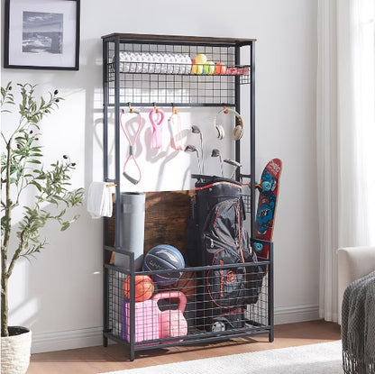 US Local Garage Sports Equipment Storage Rack