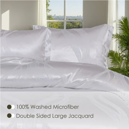 US Local 1 PC Luxury Satin Microfiber Bedding Set